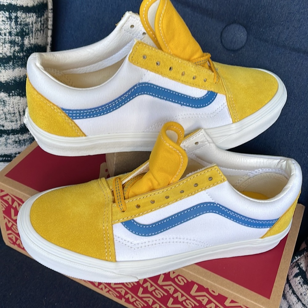 Vans Old Skool Sport Pop Yellow White WMNS - Picture 11 of 16